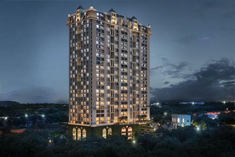 Exterior View, slv-royal-thanisandra 2 Bedroom 1220 Sq.Ft. Apartment In Thanisandra Bangalore 9746465