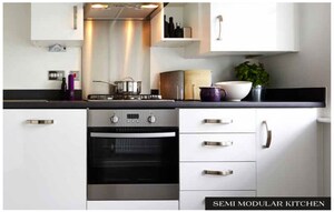 Kitchen in 2 BHK Apartment at Bhutra Anjani Pride, Mira Road – for Sale