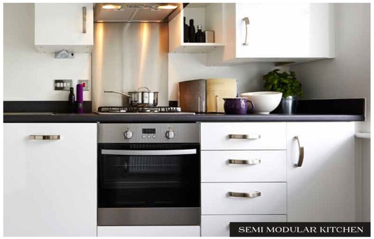 Kitchen, bhutra-anjani-pride 2 Bedroom 590 Sq.Ft. Apartment In Mira Road Thane 9746529