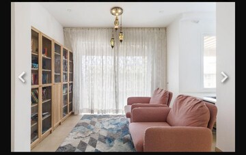 Living Room in 4 BHK Apartment at Bhartiya Nikoo Homes, Thanisandra Main Road – for Rent