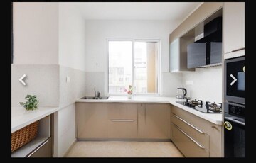 Kitchen in 4 BHK Apartment at Bhartiya Nikoo Homes, Thanisandra Main Road – for Rent