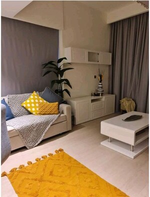 Master Bedroom in 2 BHK Apartment at Rustomjee Urbania Azziano, Thane West – for Rent