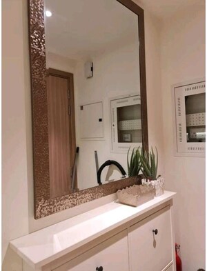 Bathroom in 2 BHK Apartment at Rustomjee Urbania Azziano, Thane West – for Rent