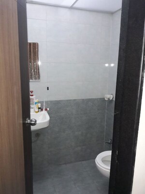 Bathroom in 2 BHK Apartment at Ganga Paritosh, Vadgaon Budruk – for Rent
