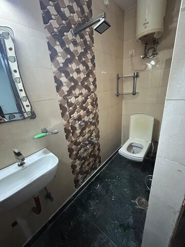 Bathroom in 4 BHK Builder Floor at Anand Niketan – for Rent