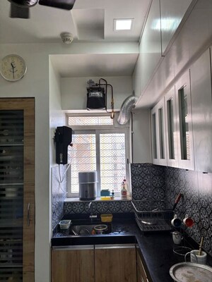 Kitchen in 2 BHK Apartment at Lodha Amara, Kolshet Road – for Rent