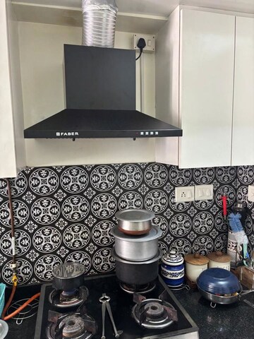 Kitchen in 2 BHK Apartment at Lodha Amara, Kolshet Road – for Rent