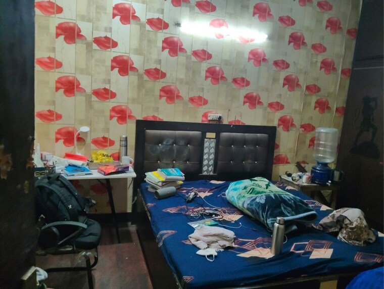 Bedroom, burari 1 Bedroom 350 Sq.Ft. Builder Floor In Burari Delhi 9688875