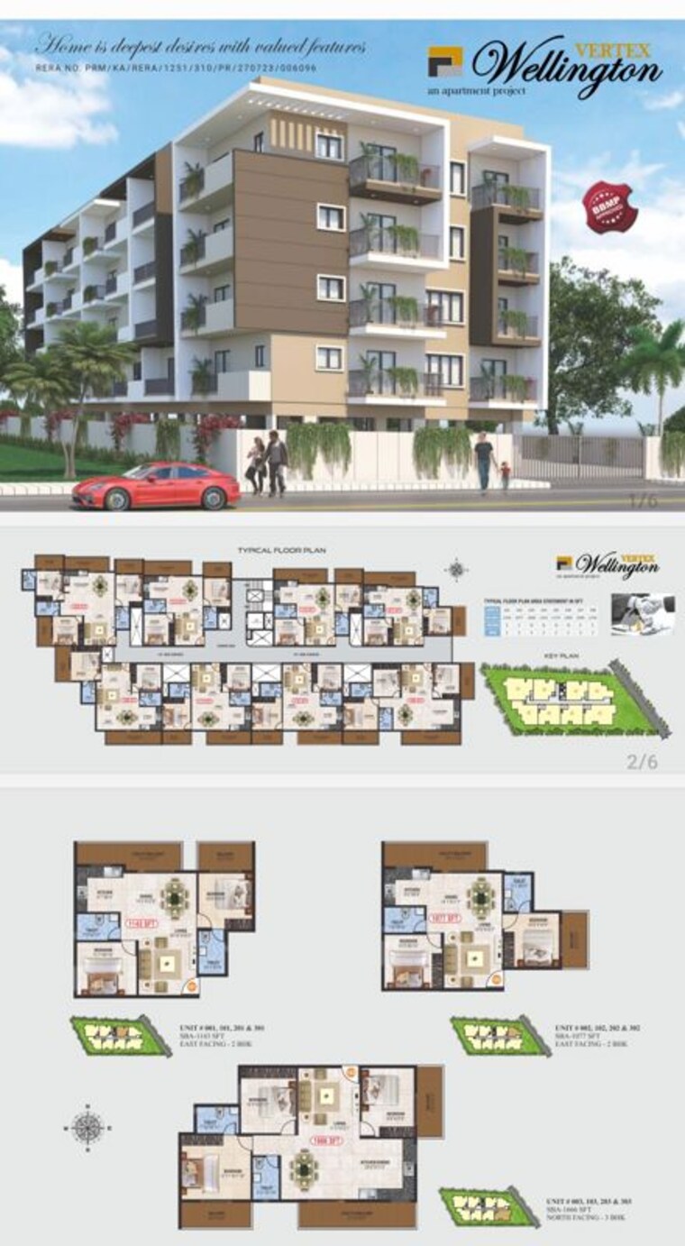 Master Plan, gunjur 2 Bedroom 1174 Sq.Ft. Apartment In Gunjur Bangalore 9689976