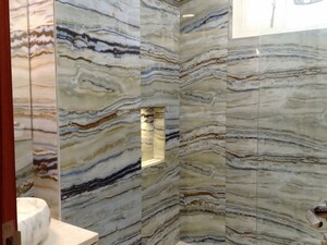 Staircase in 4 BHK Apartment at Vasant Vihar – for Rent