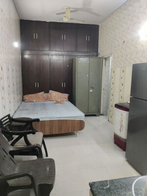 Living Room in 1 RK Villa at Sector 29 – for Rent