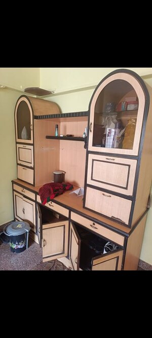 Living Room in 1 RK Apartment at Akshardham CHS, Malad West – for Rent