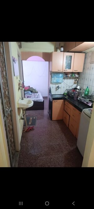 Kitchen in 1 RK Apartment at Akshardham CHS, Malad West – for Rent