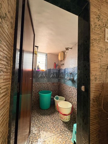 Bathroom in 2 BHK Apartment at Dombivli West – for Rent