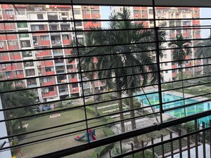 Balcony in 3 BHK Apartment at Shrachi Greenwood Sonata, Rajarhat New Town – for Rent