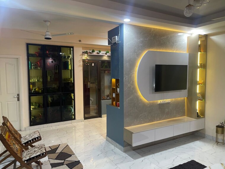 Living Room, the-golden-gate 3.5 Bedroom 1740 Sq.Ft. Apartment In Mahurali Ghaziabad 9748061