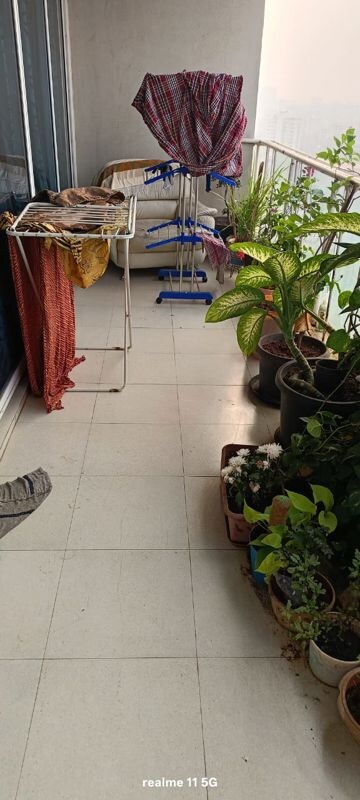 Balcony in 3 BHK Apartment at Amanora Aspire Towerss, Hadapsar – for Rent