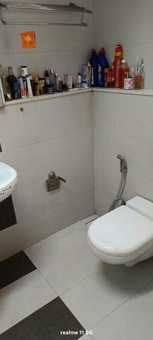 Bathroom in 3 BHK Apartment at Amanora Aspire Towerss, Hadapsar – for Rent