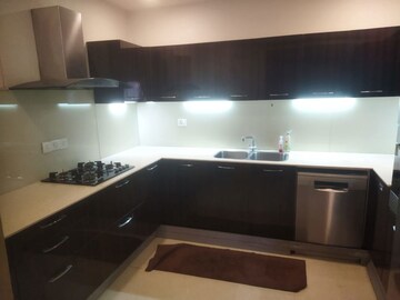Kitchen in 4 BHK Apartment at Golf Edge, Gachibowli – for Rent