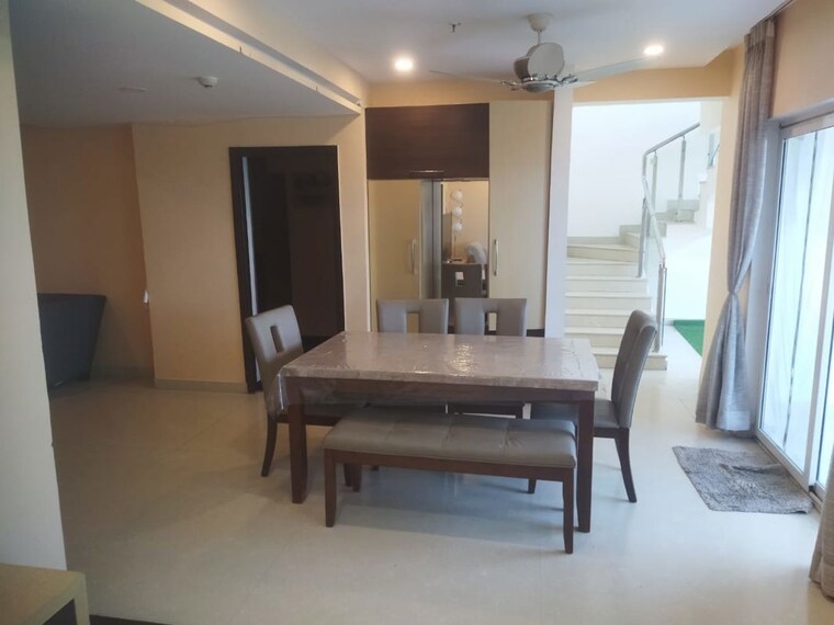 Living Room, golf-edge 4 Bedroom 3600 Sq.Ft. Apartment In Gachibowli Hyderabad 9748043