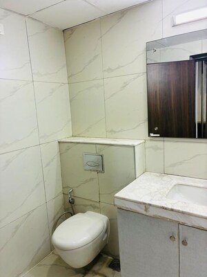 Bathroom in 3 BHK Apartment at Tata Primanti Phase 2, Sector 72 – for Rent