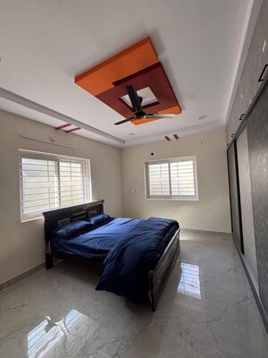 Living Room in 3.5 BHK Apartment at Kondapur – for Rent