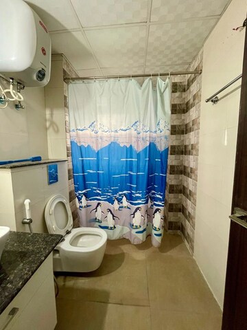 Bathroom in 4 BHK Apartment at Barnala Green Lotus Avenue, Ambala Highway – for Rent