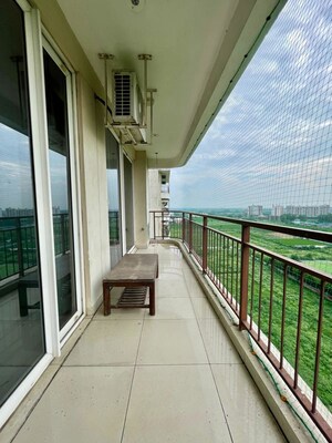 Balcony in 4 BHK Apartment at Barnala Green Lotus Avenue, Ambala Highway – for Rent