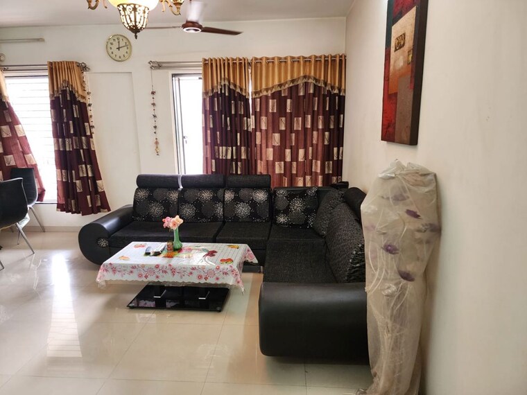 Living Room, phadnis-sahil-serene 3 Bedroom 1390 Sq.Ft. Apartment In Baner Pune 9748281