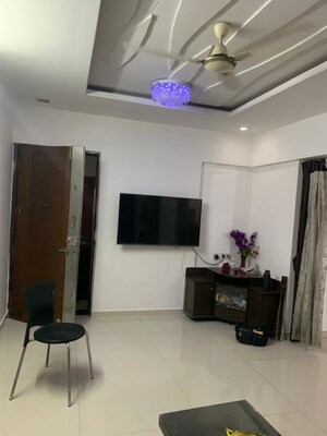Living Room in 2 BHK Apartment at GK Roselands Rhythm, Pimple Saudagar – for Rent