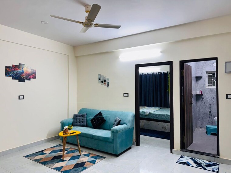 Living Room, hsr layout 1 Bedroom 550 Sq.Ft. Builder Floor In Hsr Layout Bangalore 9748374
