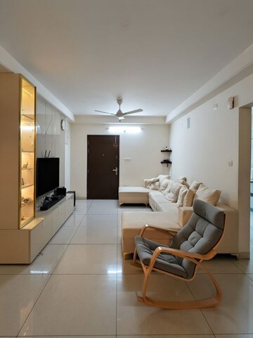 Living Room in 3 BHK Apartment at Aparna Serene Park, Kondapur – for Rent