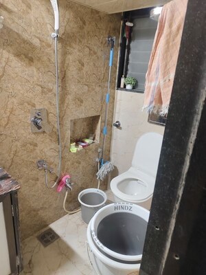 Bathroom in 2 BHK Apartment at Hubtown Greenwoods, Vartak Nagar – for Sale