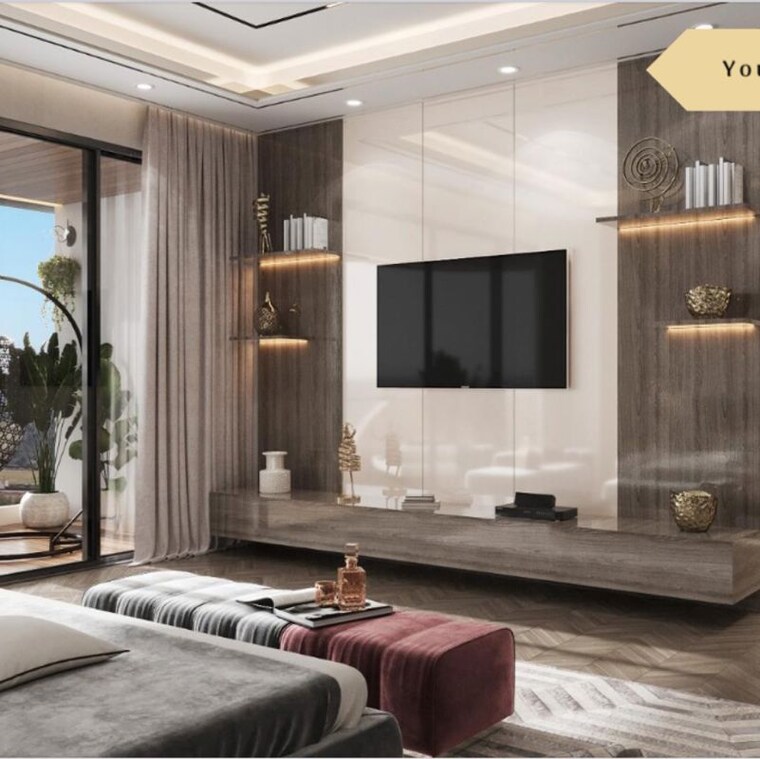 Living Room, 4s-the-aurrum 3 Bedroom 2407 Sq.Ft. Apartment In Sector 59 Gurgaon 9748891