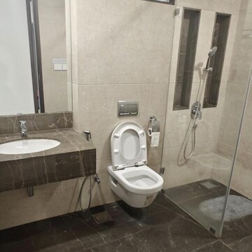 Bathroom in 3 BHK Apartment at Lokhandwala Minerva Mahalaxmi, Arthur rd – for Rent