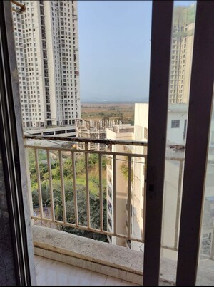 Balcony in 2 BHK Apartment at Fiama Residency, Thane West – for Rent