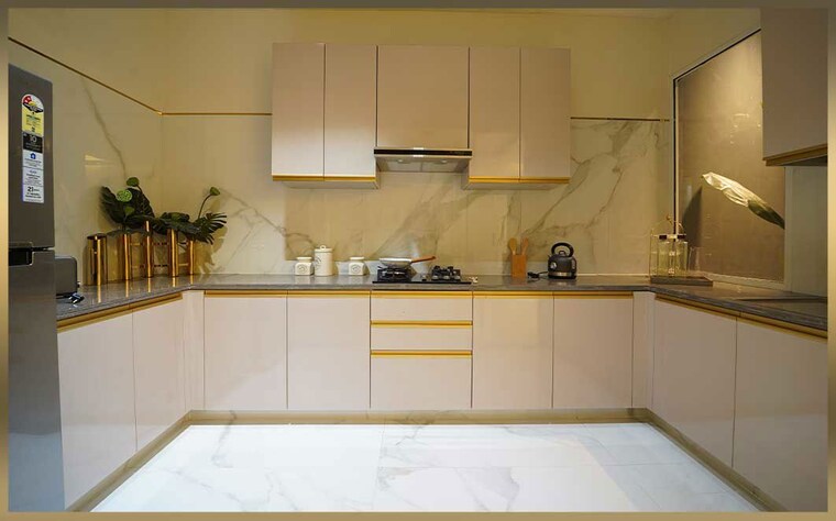 Kitchen, ullahawas 3.5 Bedroom 1656 Sq.Ft. Builder Floor In Ullahawas Gurgaon 9749321