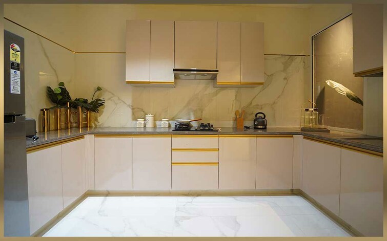 Kitchen, ullahawas 3.5 Bedroom 1662 Sq.Ft. Builder Floor In Ullahawas Gurgaon 9749328