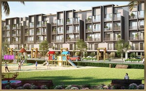 3.5 BHK Builder Floor – Exterior View View at Ullahawas - for Sale