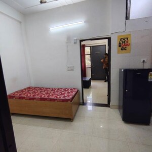 Living Room in 1 BHK Builder Floor at Huda Staff Colony, Durga Colony – for Rent