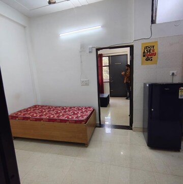 Living Room in 1 BHK Builder Floor at Huda Staff Colony, Durga Colony – for Rent