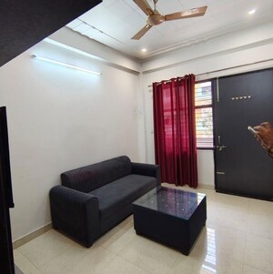 Living Room in 1 BHK Builder Floor at Huda Staff Colony, Durga Colony – for Rent