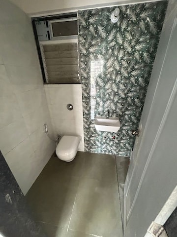 Bathroom in 1 BHK Apartment at Chandak 34 Park Estate, Goregaon West – for Rent