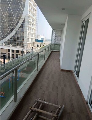 Balcony in 3 BHK Apartment at Omaxe Royal Residency Faridabad, Sector 79 – for Rent