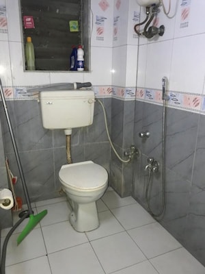 Bathroom in 2 BHK Apartment at Hiranandani Powai Park, Powai – for Rent