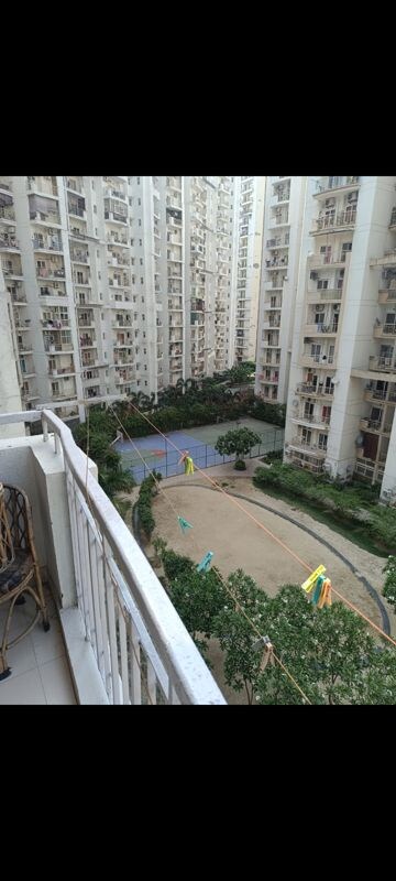 Balcony in 2 BHK Apartment at Antriksh Golf View, Sector 78 – for Rent