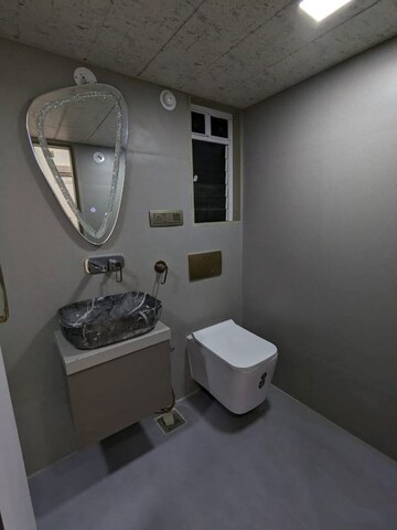 Bathroom in 3 BHK Apartment at Indiabulls One Indiabulls, Pokhran Road No Two – for Rent