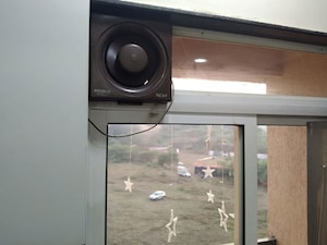 Bathroom in 1 BHK Apartment at Hiranandani Estate Penrith, Ghodbunder Road – for Rent