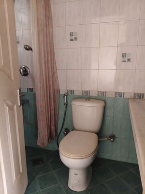 Bathroom in 3 BHK Apartment at Clover Park View, Koregaon Park – for Rent