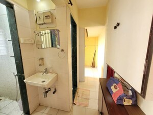 Bathroom in 1 BHK Apartment at Sandeep Terrace, Chembur – for Rent